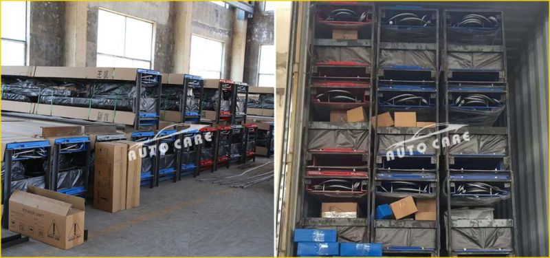 4ton/5ton Four Post Parking Car Lifts with Alignment Function