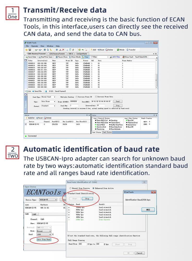 Gcan Canbus Adapter Debug Analyzer Converter