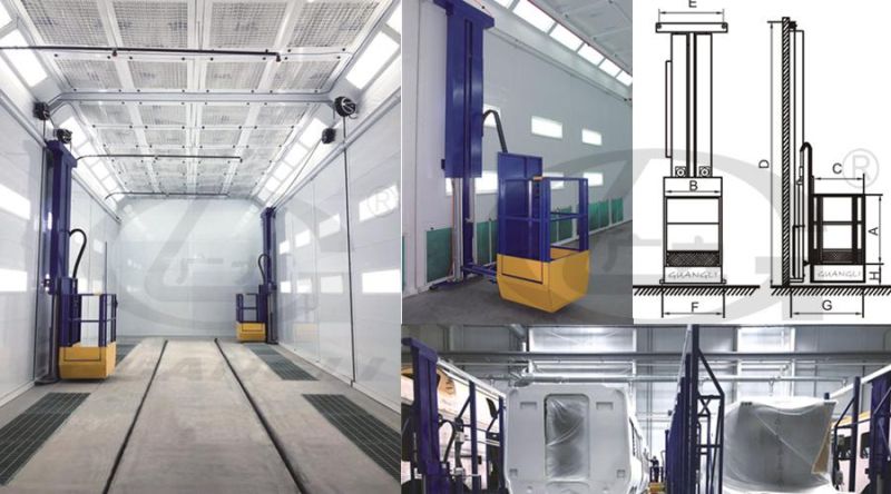 Custom Industrial Auto Bus/Truck/Car Spray Paint Booth with CE Certified