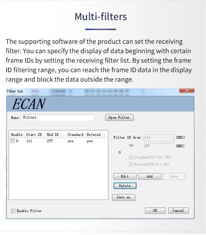 Gcan Usbcan Mini Automotive Data Decoding Tool Repeater Debugger