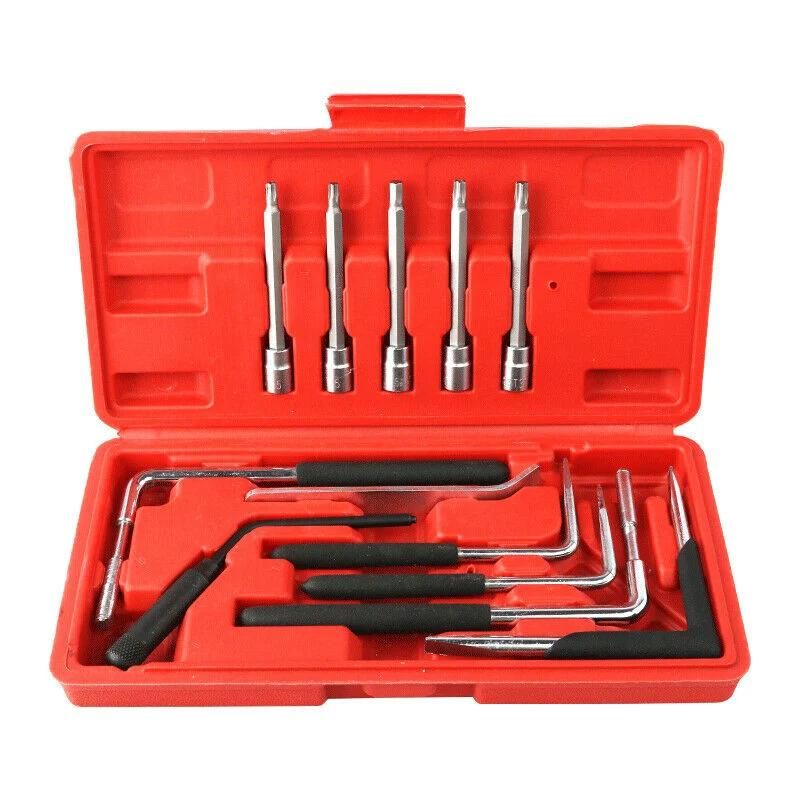 Viktec 12PC Airbag Disassembly Kit 1/4 "Dr. X 87mm (L) Wrenches and Airbag Removal Tools