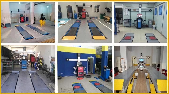 Hydraulic Scissor Car Lift in Floor for Wheel Alignment Tables Platform