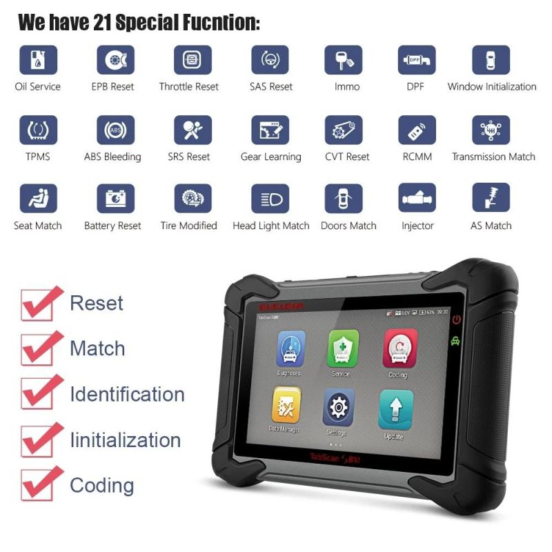 S8m Scanner OBD2 Professional Diagnostic Tool OBD2 Scanner Full System IMMO Oil Tpa BMS DPF Epb Reset Pk X431 V