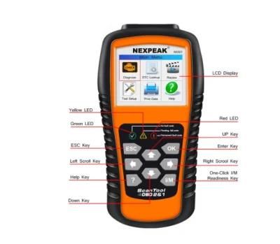 Nexpeak Nx501 OBD2 Automotive Scanner Obdii Code Reader Diagnostic Tool Check Engine Multi-Languages Car Tools Full OBD2 Scanner