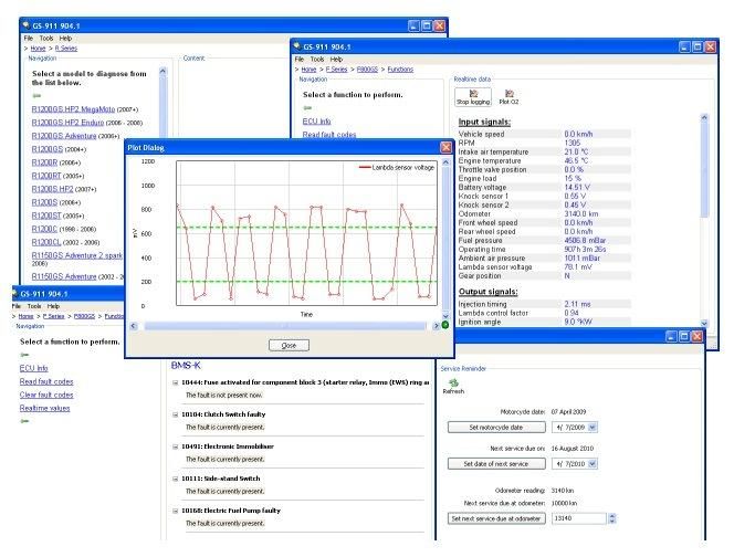 GS-911 GS911 Diagnostic Tool for Motorcycle BMW