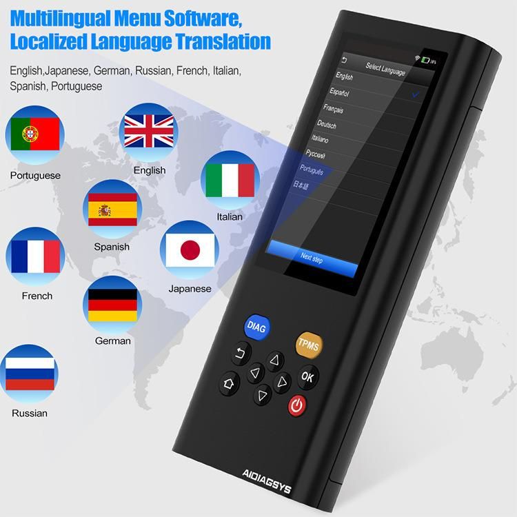 Launch Aidiagsys Car System Diagnostic and Programming Tool ABS Epb DPF Oil Reset TPMS