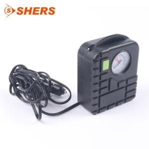 12V Portable Car Electric Pump Air Compressor/Tire Pump Inflator Tool for Car with LED Light