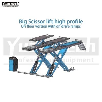 Europe Standard Car Wheel Alignment Big Scissor Lift