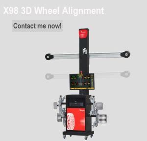 Hot Sell 3D Wheel Alignment Model X98 with Intelligent Tracking Target Function