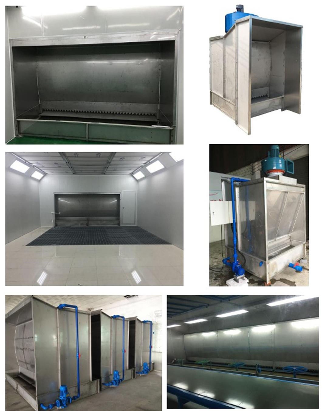 Infitech Ce Certified Industrial Furniture Water Wash Spray Booth