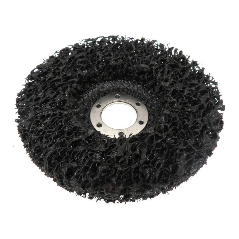 4.5 Inch 115mm Black Quick Change Roll Lock Strip & Clean Medium Prep Pad Discs for Paint Removal