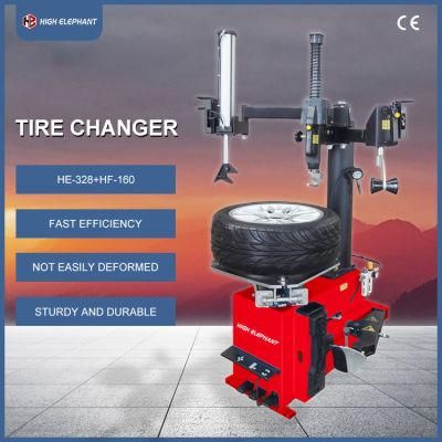 Fine Alloy Steel Clamp Tire Changer with Two Helper Arm