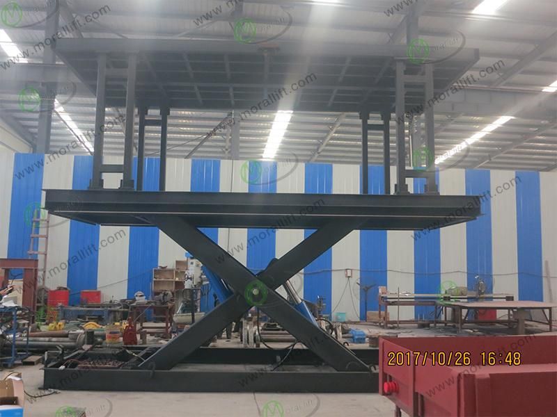 Underground Double Park Scissor Car Lift