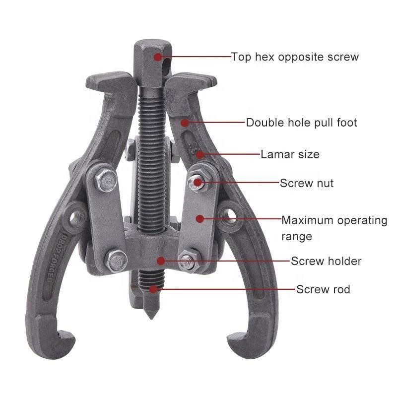 35-75 mm Gear/ Hub Bearing Puller 3 Jaw Reversible Fly Wheel Pulley Remover Kit