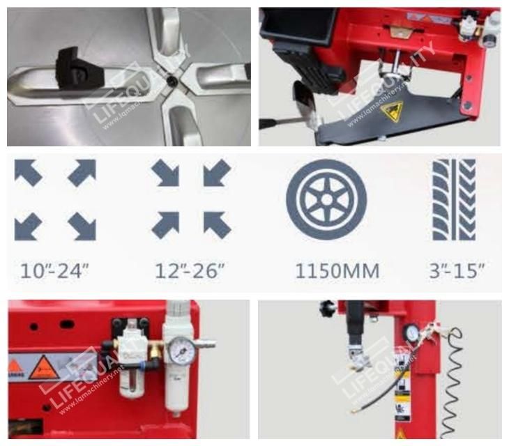 Tyre Repair Equipment Semi Automatic Medium Car Wheel Changer10" -26"