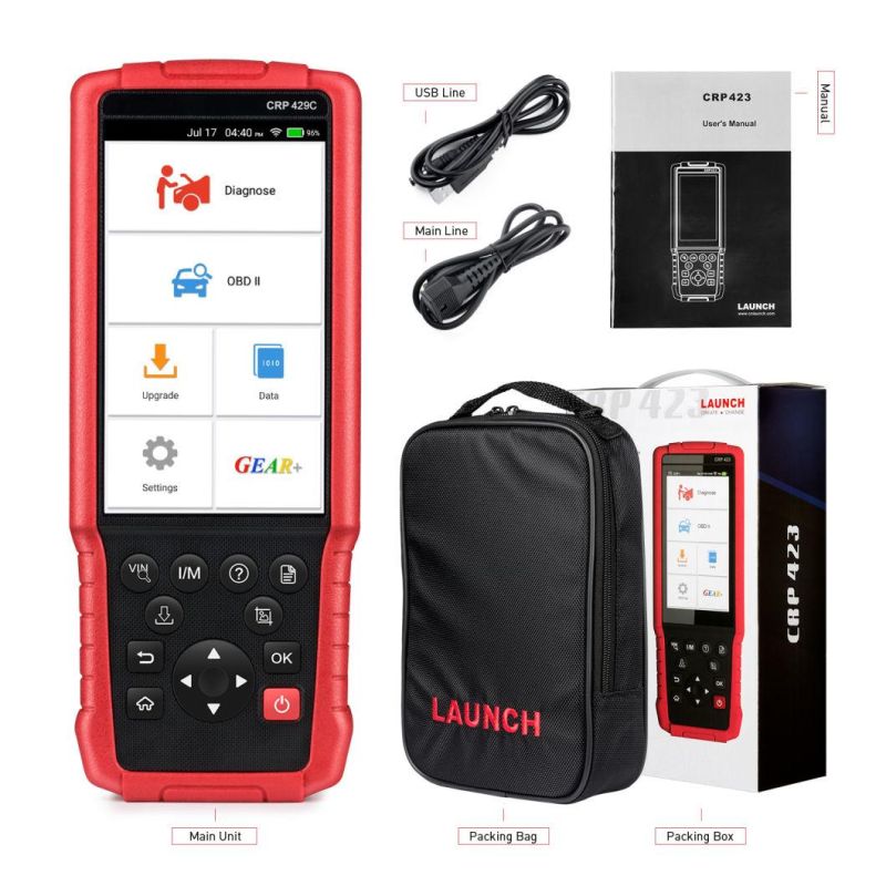 Launch Crp429c Auto Diagnostic Tool Reset Functions Four Systems Obdii