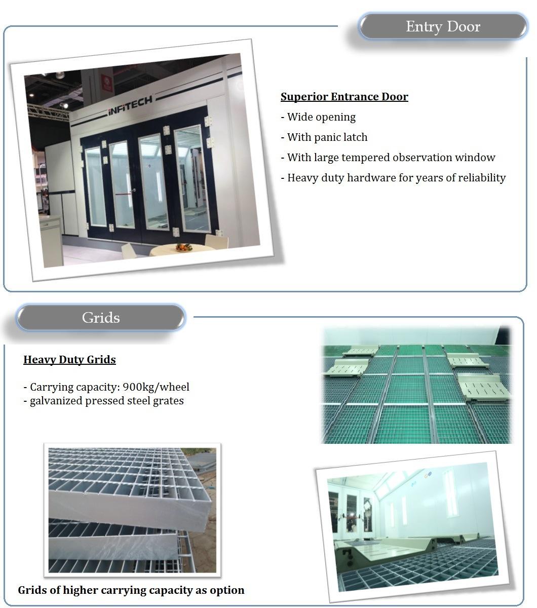 Ce Compliance Downdraft Spray Booth for Industrial Vans