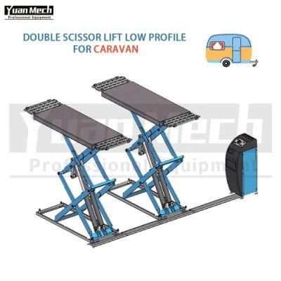 Yuanmech Dl30crns Ow Profile Double Scissor Lift for Caravan Without Mechanical Safety Devise