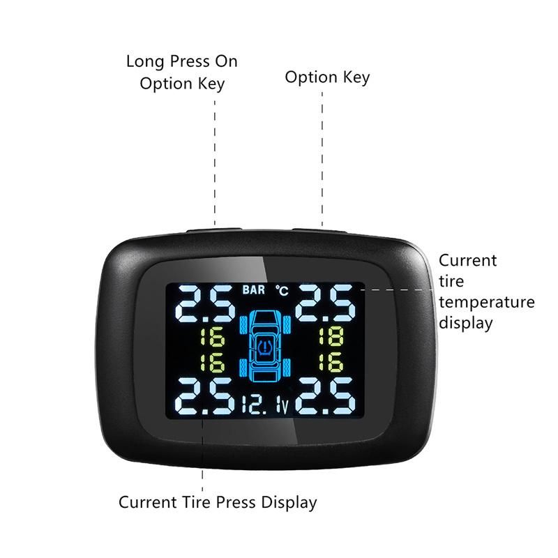 Factory Price Tire Pressure Monitor System with Bluetooth Sensor