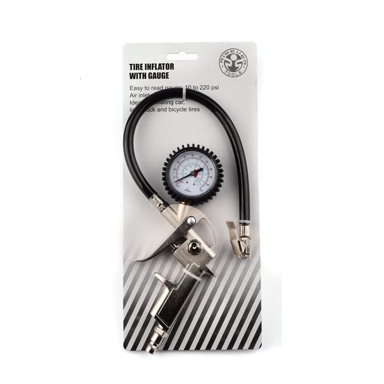 Hot Sale Car Tire Inflator Gauge with Hose