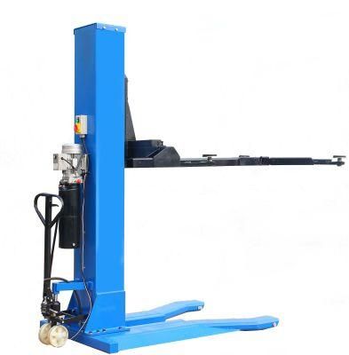 Simple Portable Auto One/1/Single Post/Column/Pillar Hydraulic Car Lift with CE