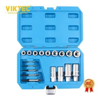 Viktec CE Damaged/Rounded Bolt Nut Stud Screw Remover/Extractor Set (VT01915)