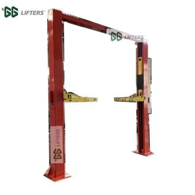 Two post car lifting equipment wheel alignment car lift