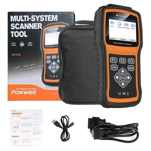 Foxwell Nt530 Multi-System Scanner Support Latest BMW 2018/2019 & F Chassis Update Version of Nt520foxwell Nt530 Multi-System Scanner Support Lat