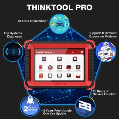 Thinkcar Thinktool PRO Full System Auto Diagnostic Tool ECU Coding Key Fob Program Professional OBD2 Scanner Pk Launch X431 V