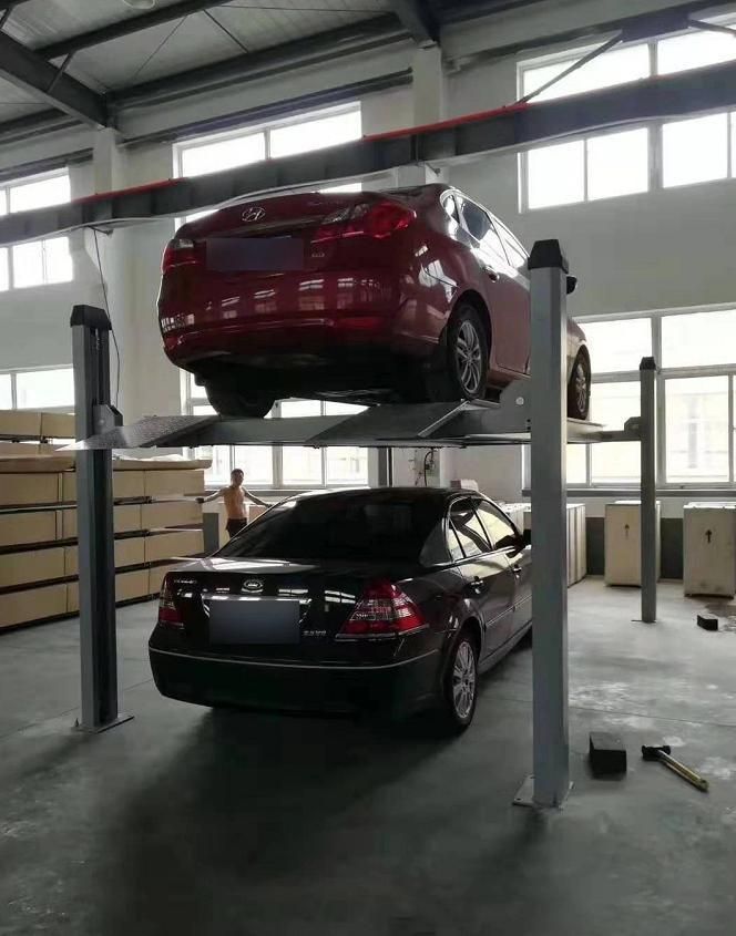 Four Post Double Parking Hoist Popular Auto Hoist Car Lift