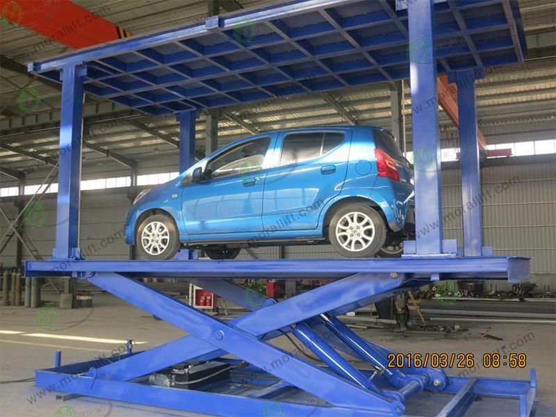 Residential Basement Hydraulic Underground Car Parking Lift with CE