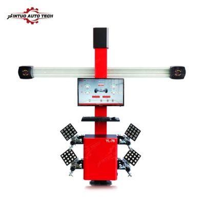 Red 2 Post Lift Wheel Alignment Machine Car Alignment for Sale