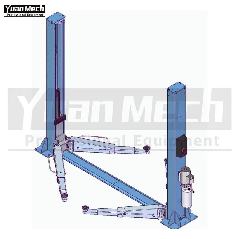 Double Column Bottom Plate Connection 4t Lift