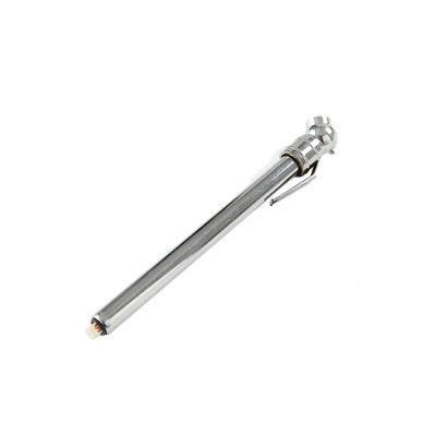 Chrome-Plated Plastic Head Metal Tube Pen Tire Gauge