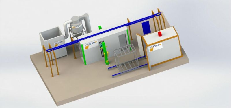 Electrostatic Powder Coating Conveyor Production Line