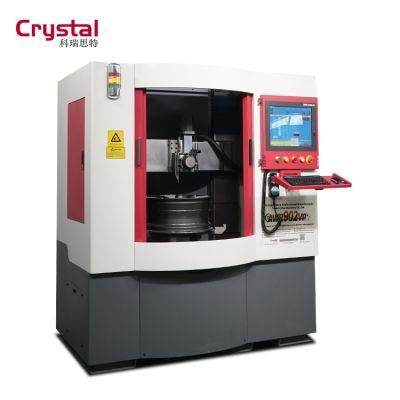 Diamond Cutting Auto Wheel Repair CNC Lathe Machine Price