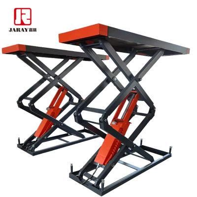 New in Ground Scissor Lift for Car 3500kg Hydraulic Car Lift