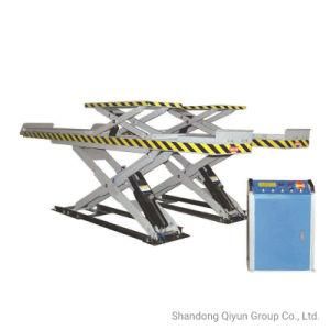 Qiyun Hydraulic Jack Auto Car Elevator Double Lifting Scissor Lift for Sales Double Deck Scissor Car Lift for Home Garage Electric Car Lifts