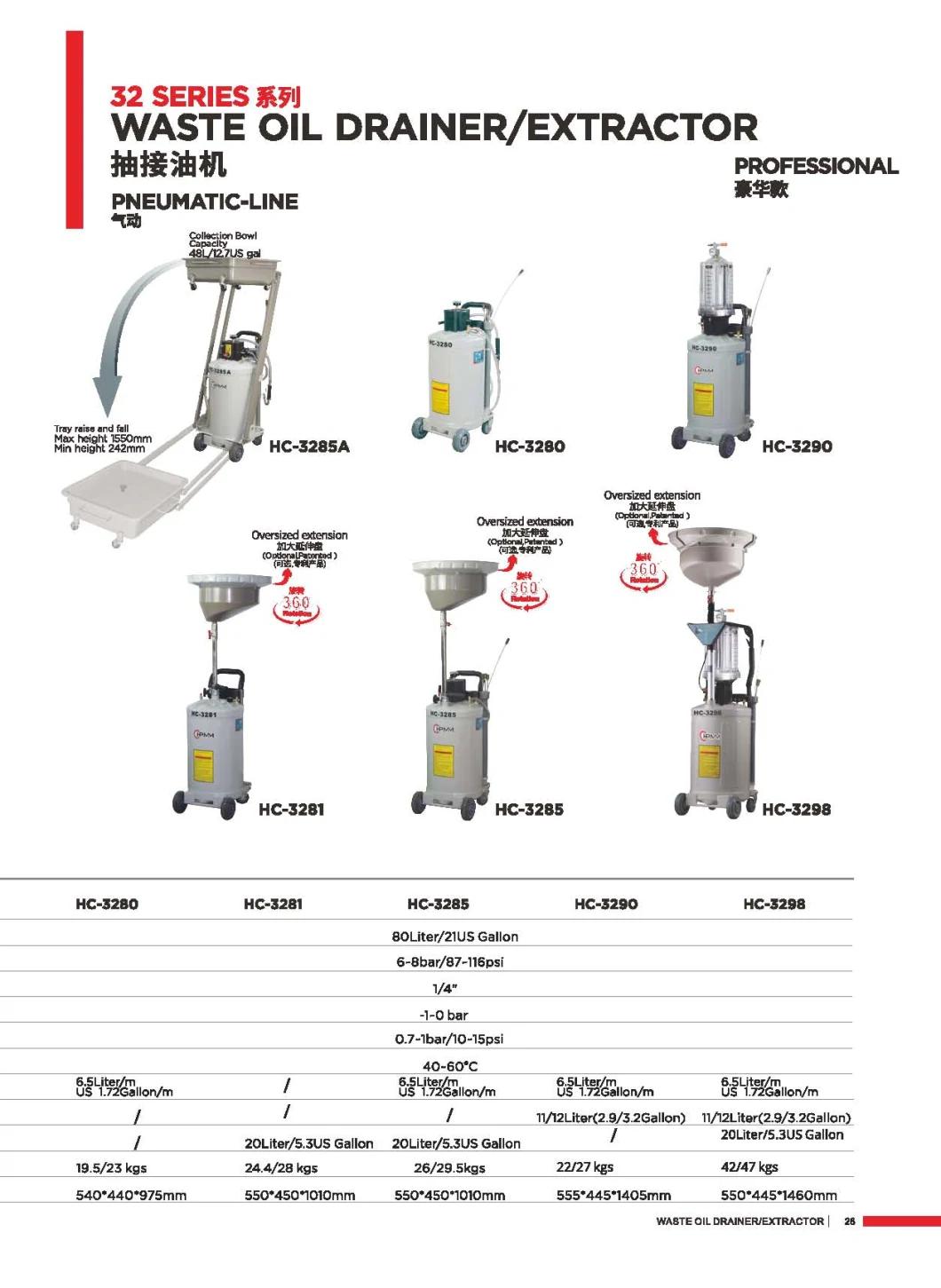 Air Operated Waste Oil Drainer Oil Extractor Oil Exchanger Hc-3297 Pneumatic Oil Extractor