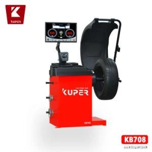 Best Seller Wheel Balancer for Tire Service with Auto Brake Sonar Width Detector B708