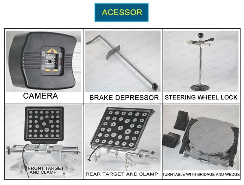 Chinese Factory 3D Four Wheel Aligner CE