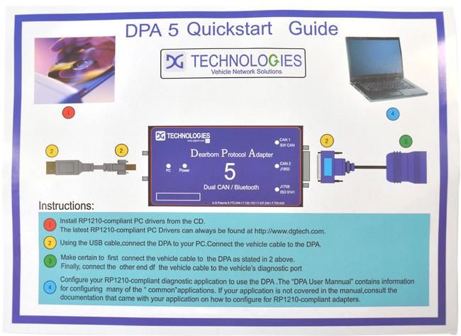 Dpa5 Dearborn Portocol Adapter 5 Heavy Duty Truck Scanner