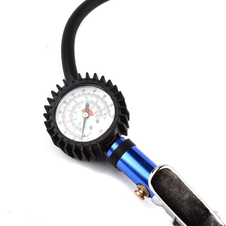 Attractive 220psi Pressure Gauge Meter Air Inflator for Car Bike