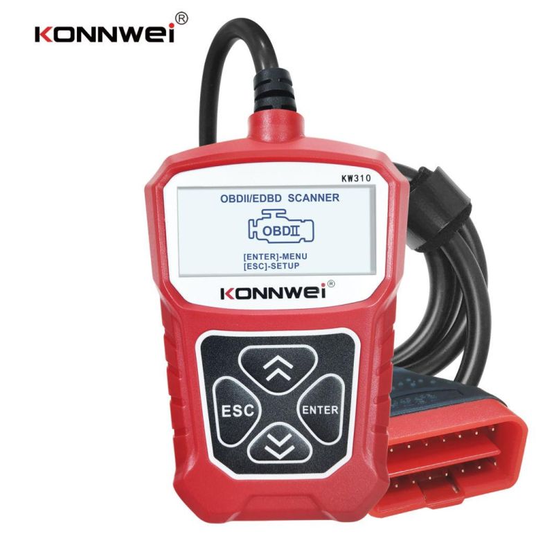 Konnwei OBD2 Auto Diagnostic Tools Key Progammer Electronics Circuit Scanner for Car, Heavy Duty Truck Excavator