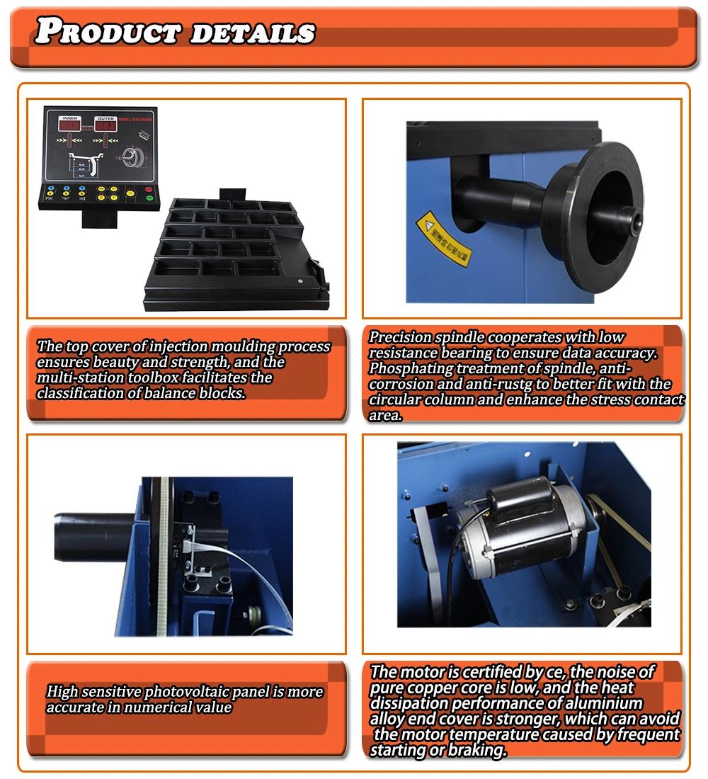 Maintenance Equipment CE Certification Wheel Balancer Used Jaray F-650 Tyre Machine Wheel Balancer with Low Price