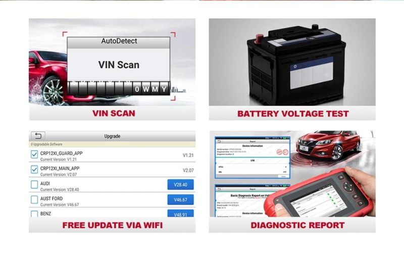 Hot Sale Product New Product Launch Diagnostic Machine Crp129X OBD2 Scanner Automotive Code Reader