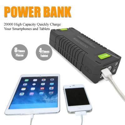 Emergency Auto Battery Power Bank Jump Starter for All Gas 8.0L Diesel Vehicles Backup