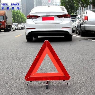 CE Certification Wholesale Road Safety Red Emergency Reflective Foldable Auto Car Warning Triangle