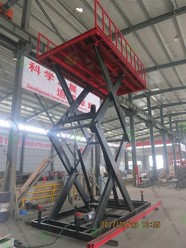 Underground Private Garage Used Hydraulic Scissor Car Lift (SJG)