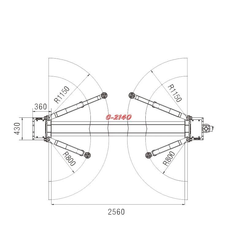 Vico Car Elevator Auto Lift Vehicle Maintenance Crane